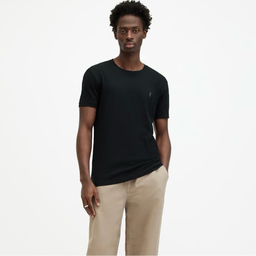 All saints waffle ramskull tee 
Small